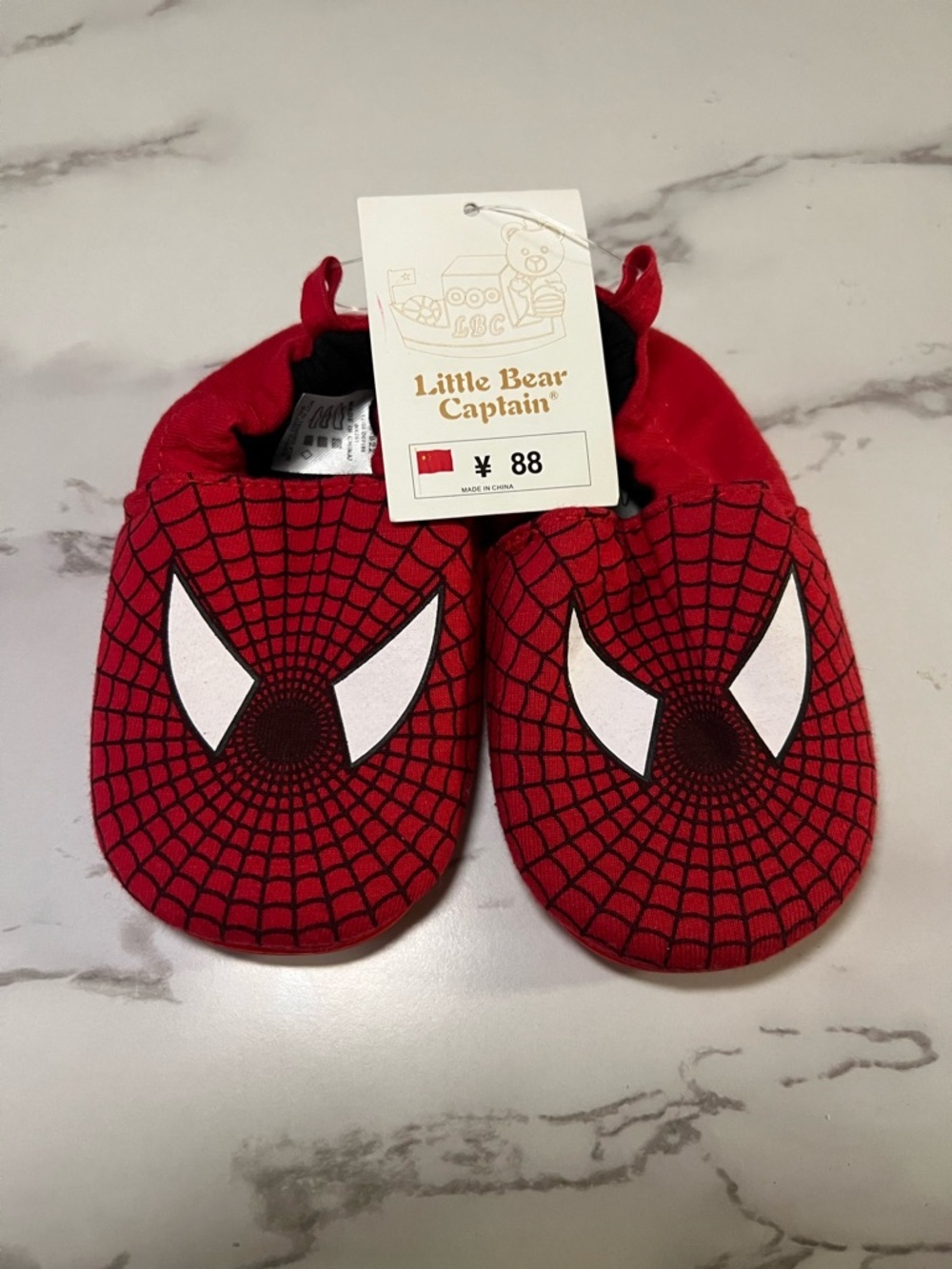 NWT Spiderman Baby Slippers / Shoes